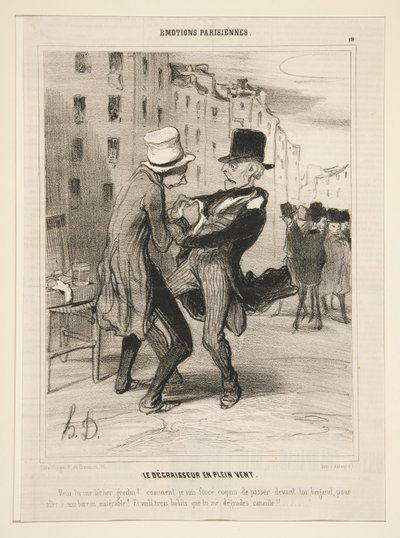 Le Dégraisseur en plein vent - Honoré Daumier