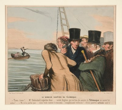 Le Dernier Chapitre du Télémaque, de La Caricature (Journal) - Honoré Daumier