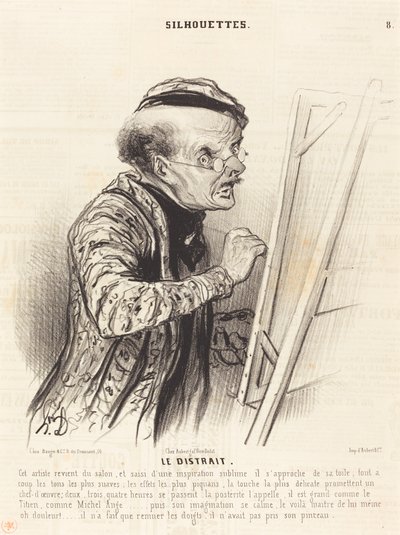 Le Distrait - Honoré Daumier