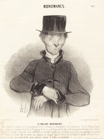 Le Malade imaginaire - Honoré Daumier