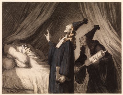 Le Malade imaginaire - Honoré Daumier