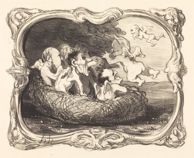 Le Nid abandonné - Honoré Daumier
