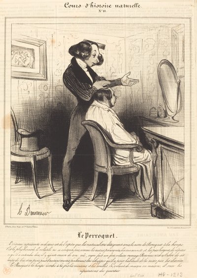 Le Perroquet - Honoré Daumier