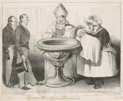 Le Petit Thiers, Baptisé Doctrinaire - Honoré Daumier