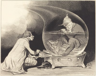 Le Rajeunissement du Constitutionnel - Honoré Daumier