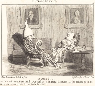 Le retour à Paris - Honoré Daumier