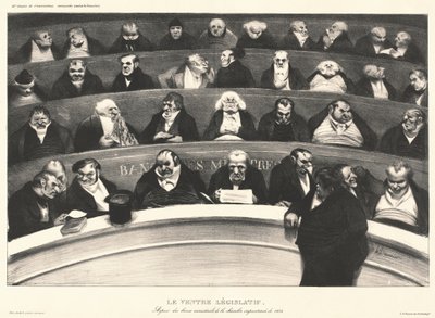 Le Ventre Législatif - Honoré Daumier