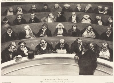 Le Ventre Législatif - Honoré Daumier