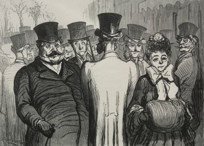 Le boulevard des Italiens - Honoré Daumier