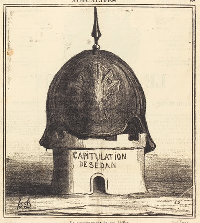 Le couronnement de son édifice - Honoré Daumier