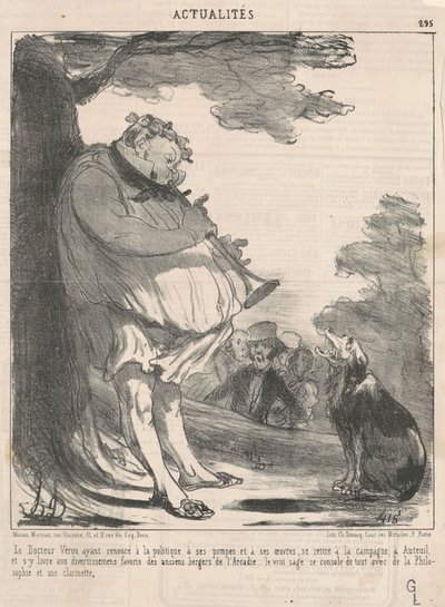 Le docteur Véron à Auteuil... - Honoré Daumier