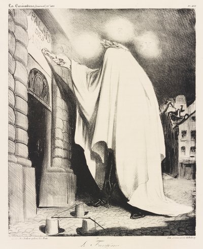 Le fantôme - Honoré Daumier