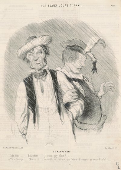 Le mardi gras - Honoré Daumier