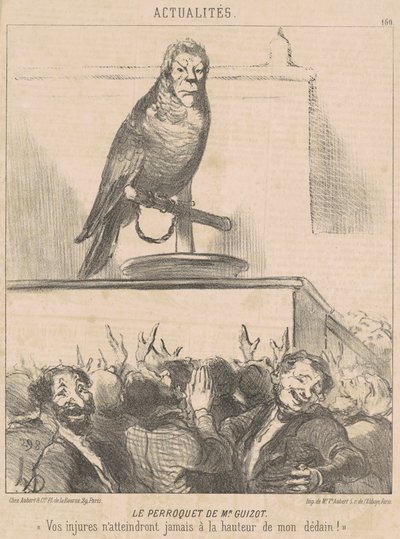 Le perroquet de M. Guizot - Honoré Daumier