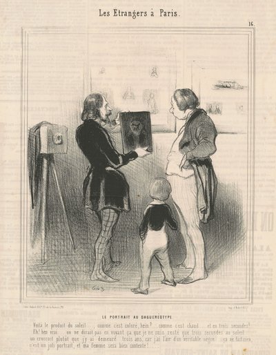 Le portrait au daguerréotype - Honoré Daumier