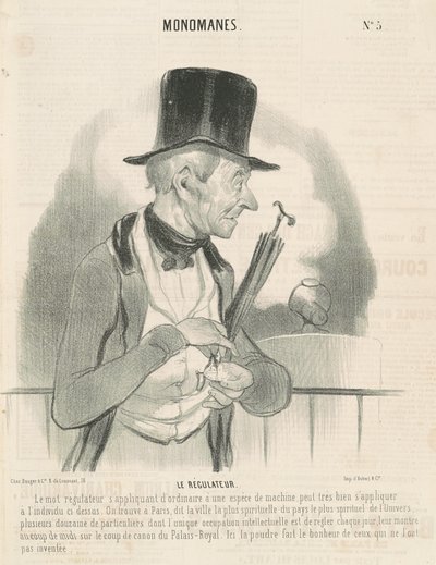 Le régulateur - Honoré Daumier