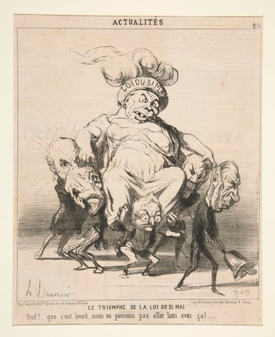 Le triomphe de la loi du 31 Mai, d