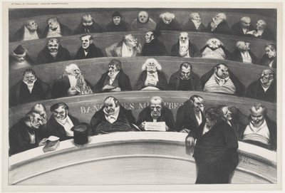 Le ventre législatif - Honoré Daumier