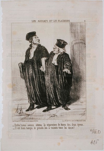 Les Avocats et Les Plaideurs - Honoré Daumier