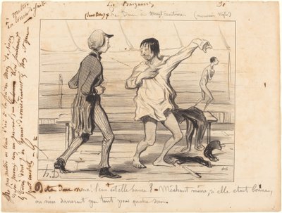 Les Bains à vingt centimes, nouveau style - Honoré Daumier