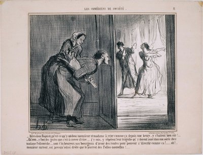Les Comédiens de Société - Honoré Daumier