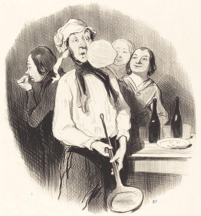 Les Crêpes - Honoré Daumier