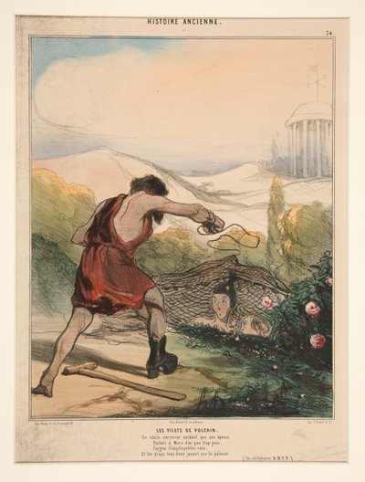 Les Filets de Vulcain - Honoré Daumier