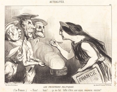Les Fricoteurs politiques - Honoré Daumier