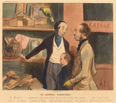 Les Journaux bienfaisants - Honoré Daumier