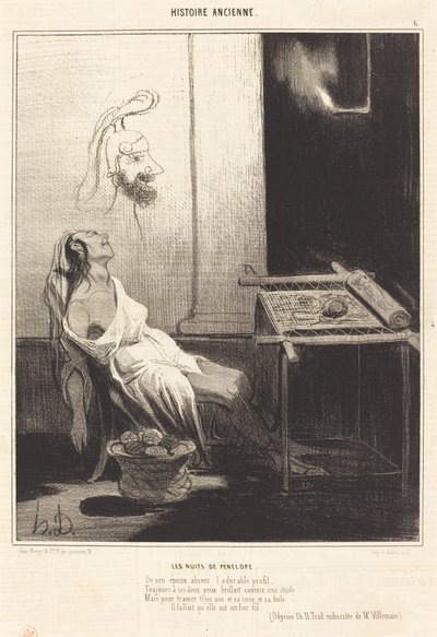 Les Nuits de Pénélope - Honoré Daumier