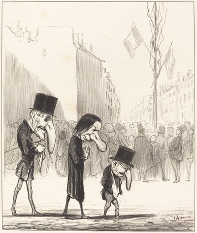 Les Trois petits saints - Honoré Daumier