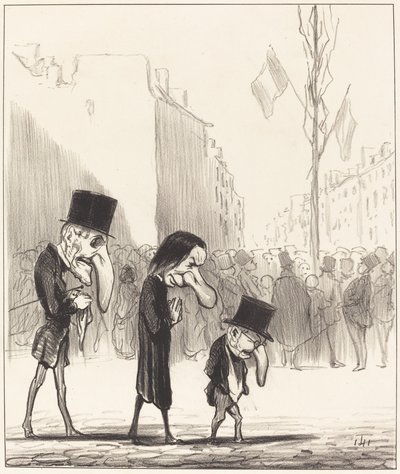 Les Trois petits saints - Honoré Daumier