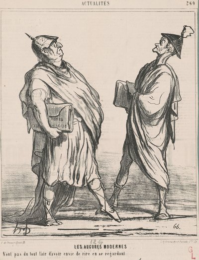 Les augures modernes - Honoré Daumier