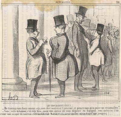 Les boursicotières. Me trouvez-vous bien - Honoré Daumier