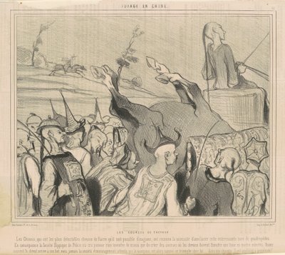 Les courses de chevaux - Honoré Daumier