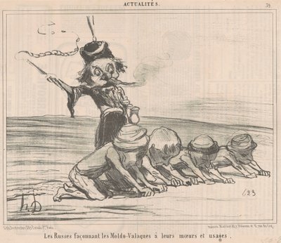 Les façonnant les Moldo-Valaques - Honoré Daumier