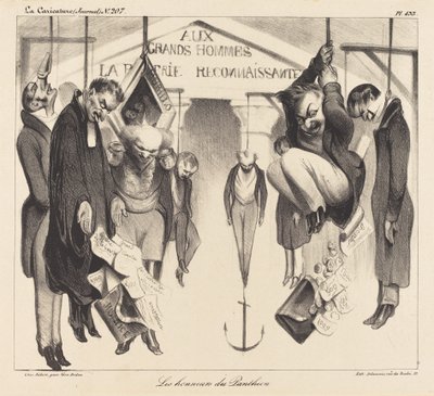 Les honneurs du Panthéon - Honoré Daumier