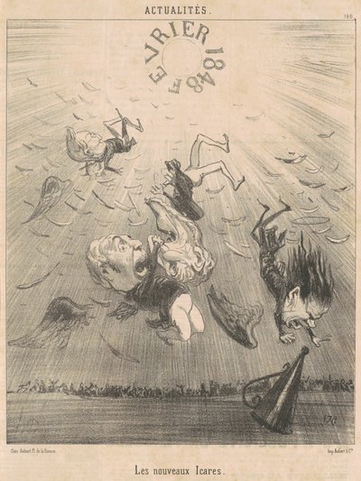 Les nouveaux Icares - Honoré Daumier