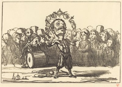 Les saltimbanques - Honoré Daumier