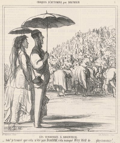 Les vendanges à Argenteuil - Honoré Daumier