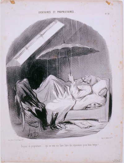 Locataires et Propriétaires - Honoré Daumier