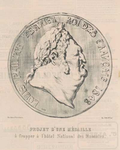 Louis-Philippe, dernier roi des français - Honoré Daumier