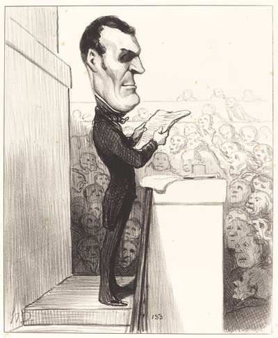 M.L.P.F. Esquirou de Parieu - Honoré Daumier