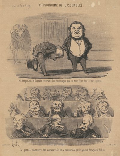 M. Berger, dit le superbe - Honoré Daumier