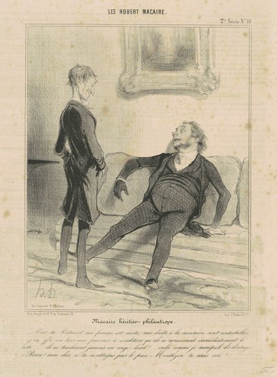 Macaire Héritier-Philanthrope - Honoré Daumier