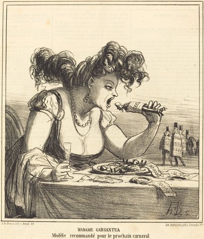 Madame Gargantua - Honoré Daumier