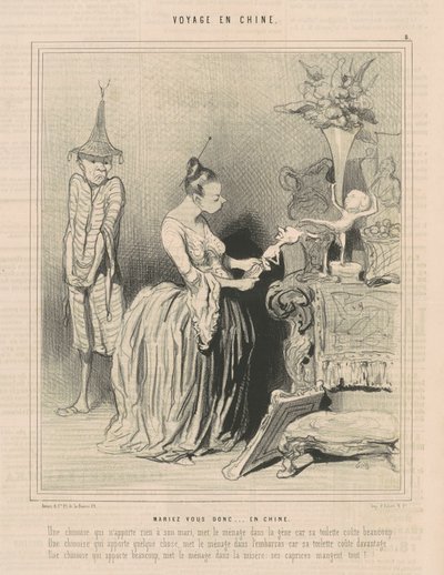 Mariez-vous donc ... en Chine - Honoré Daumier