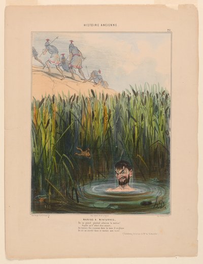 Marius à Minturnes, planche 21 de l