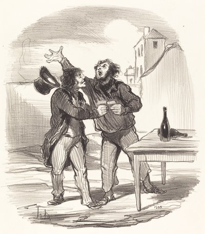 Membre... du dix Décembre prenant le la... - Honoré Daumier