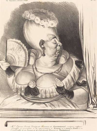 Mlle. Etienne-Goconde-Cunégonde-Bécassine - Honoré Daumier